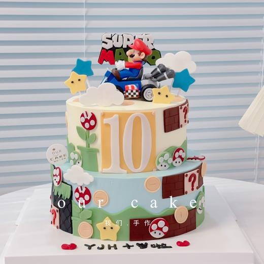 超级马里奥小双层蛋糕-低糖处理无添加 商品图3