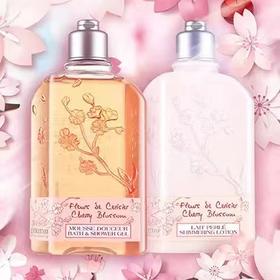 【女神节】1F【欧舒丹】欧舒丹樱花沐浴露身体乳套装香氛补水保湿滋润250ml+250ml