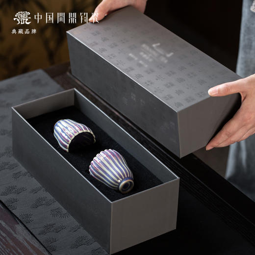 问鼎钧瓷梦鼎系列佛手瓜对杯 商品图4