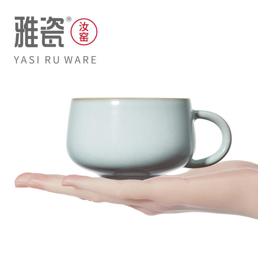 汝窑安然相伴对杯套装  办公杯 商品图3