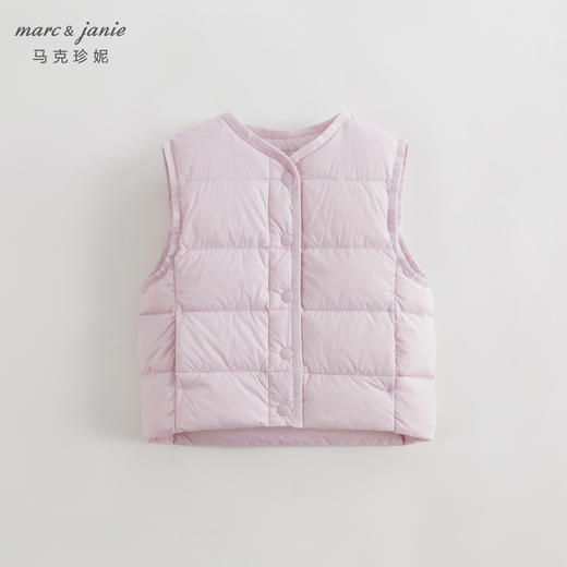 【三防】马克珍妮冬装新款 男女童超轻保暖羽绒马甲 231280 商品图3