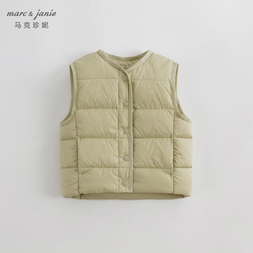 【三防】马克珍妮冬装新款 男女童超轻保暖羽绒马甲 231280 商品图2