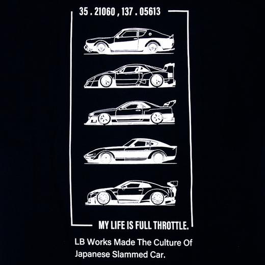 LBWK Slammed Car Big Tee 黑/白TEE 商品图2