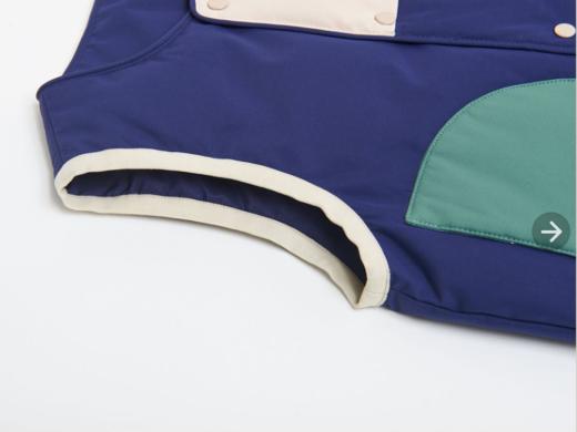 【2023新款】兔兔小布恐龙印花撞色马甲 商品图3