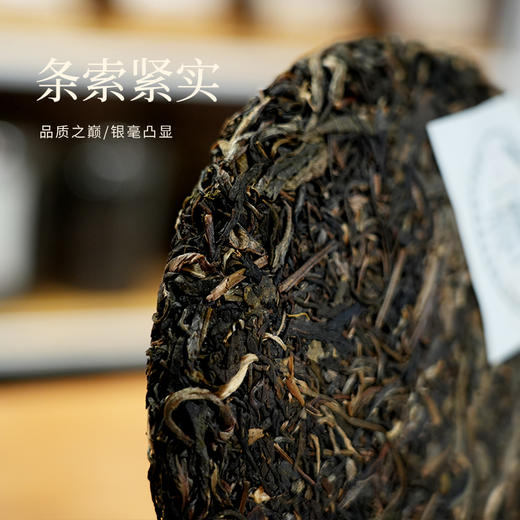 2023年西安国际茶博会大会指定普洱生茶易武正山357g 商品图3