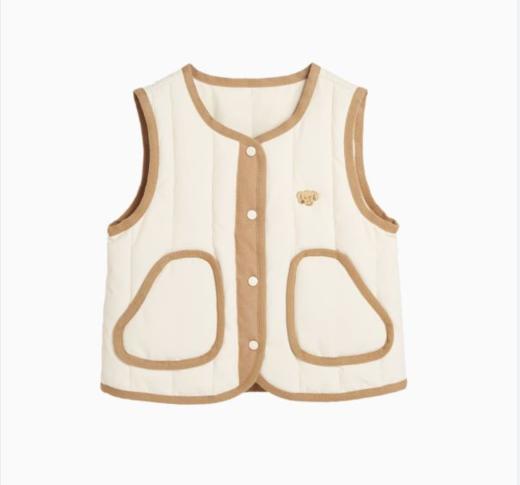 【2023新款】兔兔小布竖绗线撞色包边马甲 商品图9