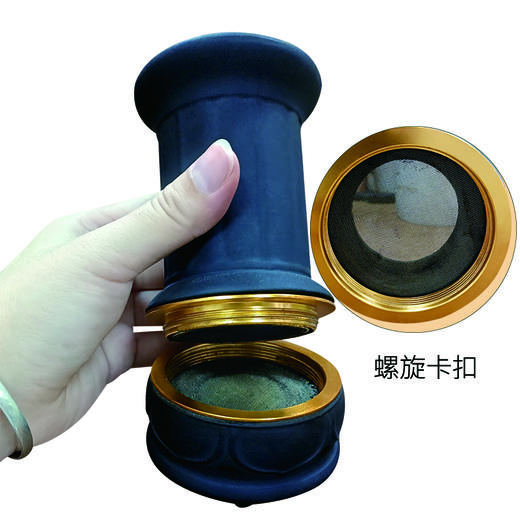 陶瓷艾灸器 艾灸刮痧一体罐艾灸走罐灸 商品图4