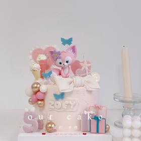 迪士尼琳娜贝儿玩偶蛋糕-低糖处理无添加