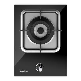 迅达（XUNDA）嵌入式 单灶 旋流燃烧技术 超晶玻璃面板 单眼灶 JZY-1-NB8050B--（天然气液化气均有）