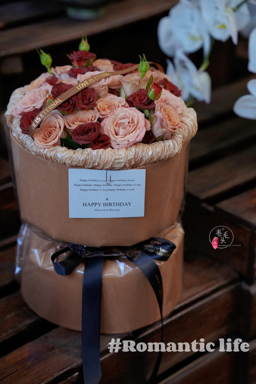 #2023. 8.22七夕# 卡布奇诺复古色小香风花束 商品图6