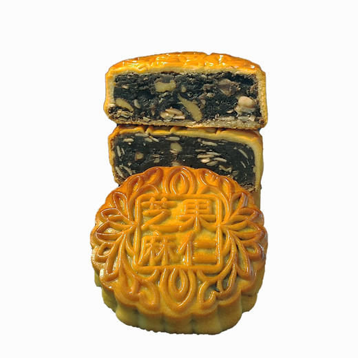 月饼 梧州桂香苑芝麻月饼果仁月185g*4礼盒装 商品图4