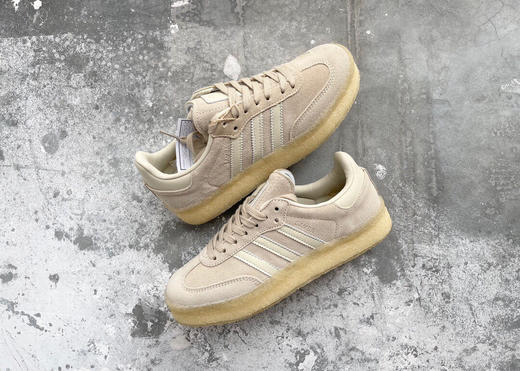 夏季特惠💰360 Adidas x Clarks Originals x Ronnie Fieg 三层原厂进口生胶组合大底 商品图1