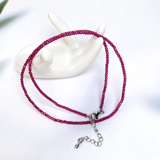 红宝石项链-切割面项链 商品图0