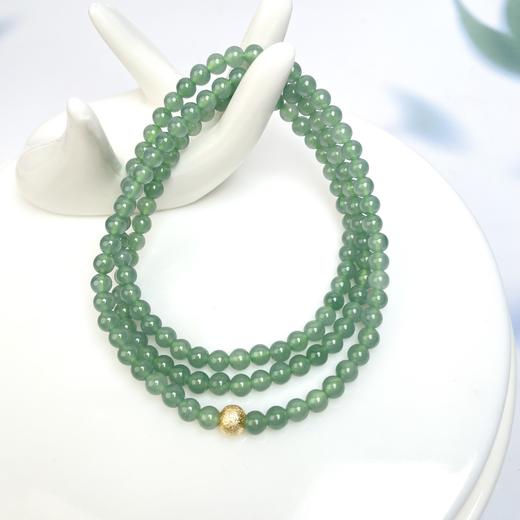 翡翠项链-蓝水圆珠 商品图0