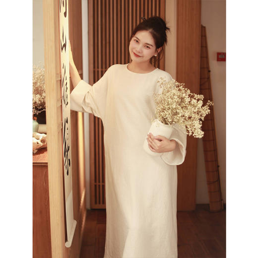 【抖音专属】连衣裙（23807462-山矾） 商品图4