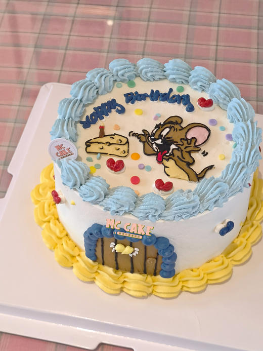 猫和老鼠杰瑞手绘蛋糕 商品图0