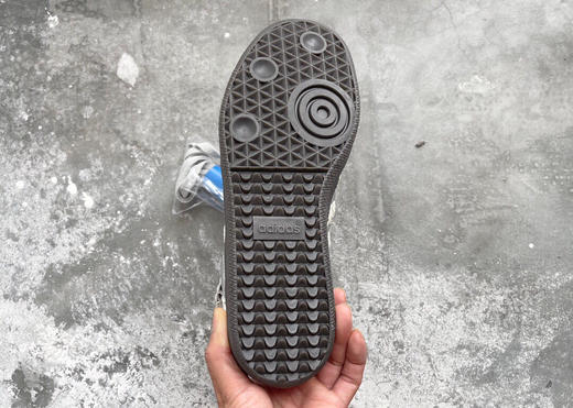 夏季特惠💰300 Wales Bonner x AD Originals Samba Classic"Silver Metallic"桑巴舞系列绅士德训足球风百搭低帮休闲运动板鞋 商品图5