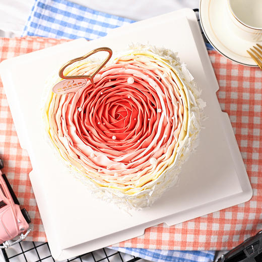 一见倾心-心形淡奶油鲜果蛋糕【惠州】 商品图2