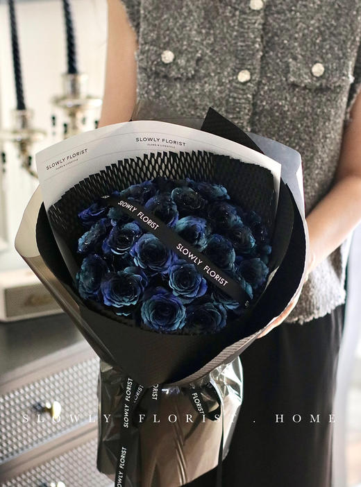 19朵星空蓝玫瑰 商品图2