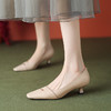 OLD-M8252细跟法式高跟鞋2023年新款仙女晚风温柔鞋中跟玛丽珍鞋单鞋杏色鞋 商品缩略图2