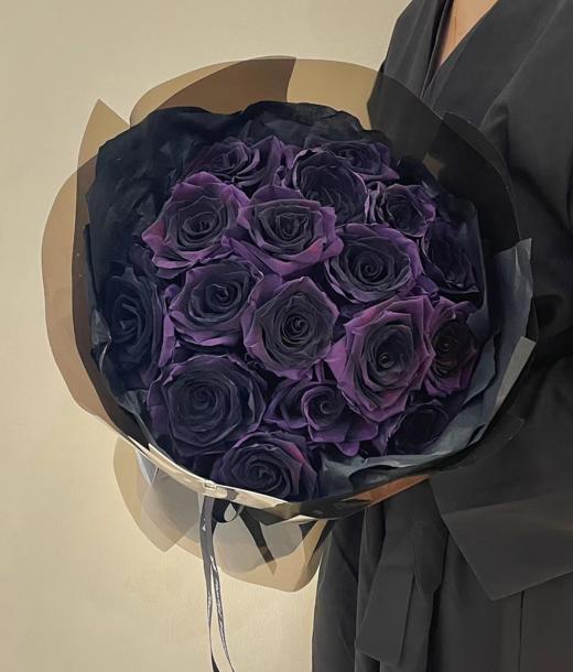 厄瓜多尔玫瑰  梅子水晶  · 花束 商品图0