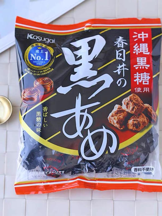 春日井软糖黑糖味糖果130g 商品图0