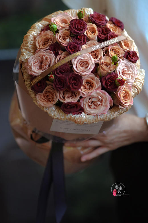 #2023. 8.22七夕# 卡布奇诺复古色小香风花束 商品图3