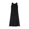 丁摩 真丝连衣裙女夏季黑色桑蚕丝长裙圆领无袖背心裙长款内搭3W0259 (Q122077) 商品缩略图4