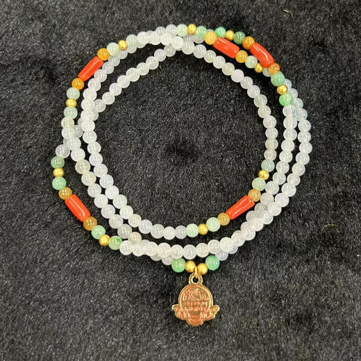 渐变翡翠多圈手链 商品图2