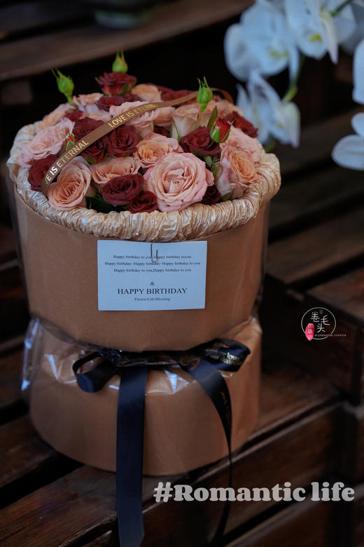 #2023. 8.22七夕# 卡布奇诺复古色小香风花束 商品图1