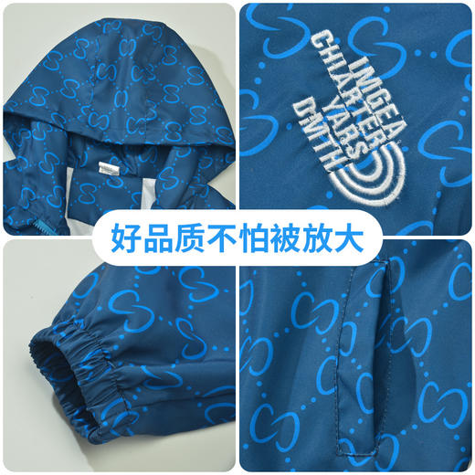 【49/件】23年秋季冲锋衣中大童110-170码三防面料 商品图4