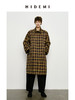 HIDEMI 棕咖色格纹经典大伞状廓形极简风衣 商品缩略图10