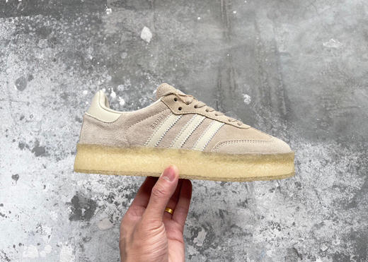 夏季特惠💰360 Adidas x Clarks Originals x Ronnie Fieg 三层原厂进口生胶组合大底 商品图4