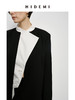 HIDEMI 可机洗羊毛极简结构感不对称门襟圆领西装西服 商品缩略图4