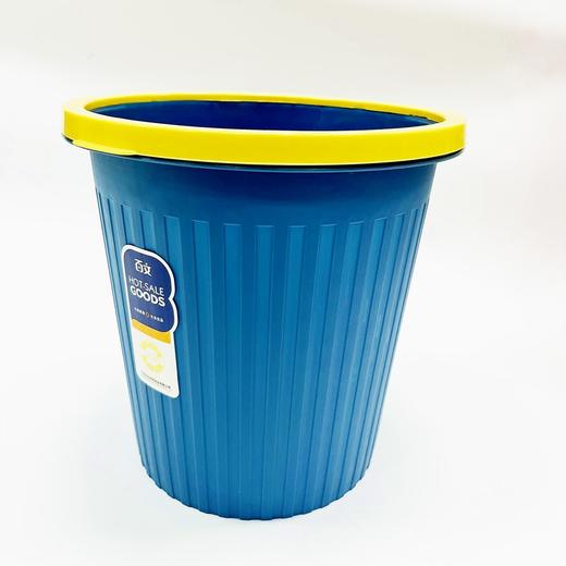 压圈式垃圾桶废纸篓杂物桶茶水桶不漏水家用酒店商用办公室厨房客厅卫生间厕所卫生桶颜色随机1个 商品图2