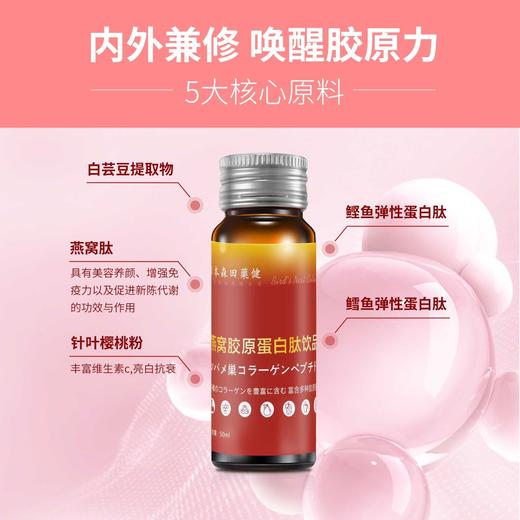 燕窝肽胶原蛋白饮(50ml*8支) 买十送一 商品图3