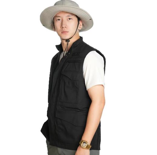 鹰爪捕猎者战术功能多装载男士耐磨防水防风夹克马甲多口袋拉链无袖户外运动钓鱼 商品图9