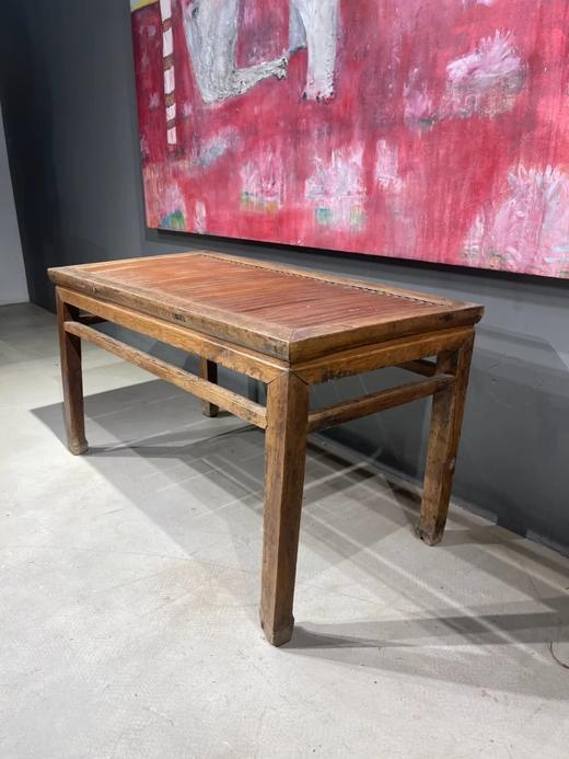 竹片桌面长方型榆木矮桌，顺丰包邮 商品图8