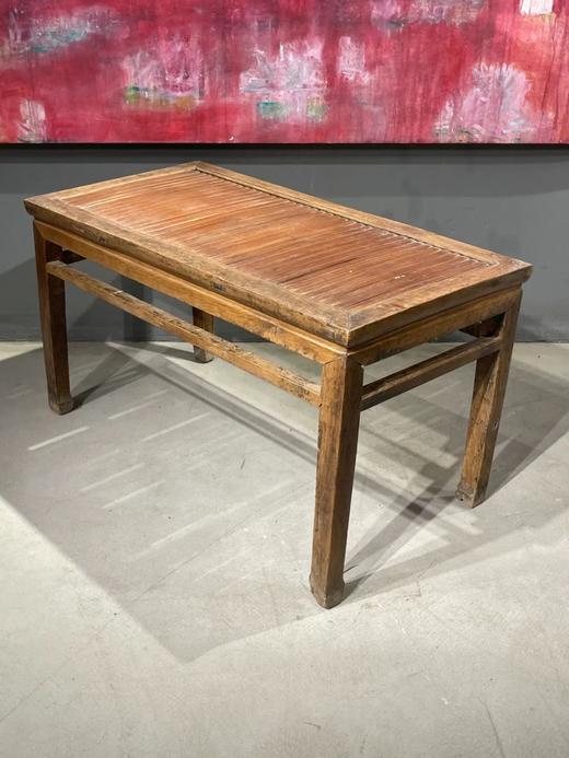 竹片桌面长方型榆木矮桌，顺丰包邮 商品图9