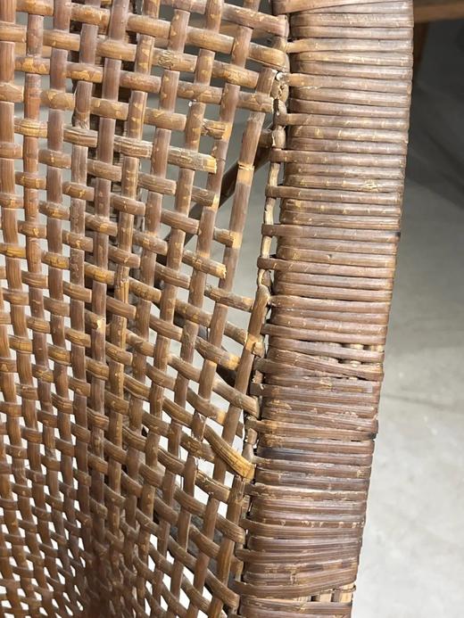 竹结构编藤高斜背凉椅，顺丰包邮 商品图5