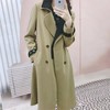 C6001         法式气质高端翻领双排扣收腰显瘦中长款风衣外套（特价不退换） 商品缩略图3