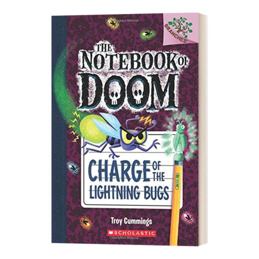 英文原版 The Notebook of Doom #8 Charge of the Lightning Bugs 毁灭笔记8 儿童章节桥梁书 英文版 进口英语原版书籍 商品图0