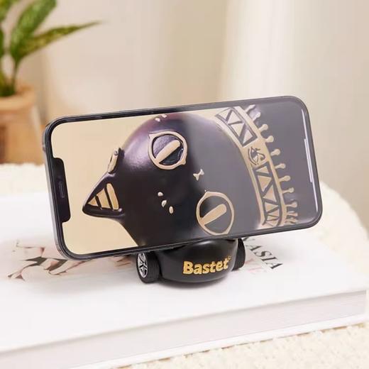大英博物馆盖亚·安德森猫和她的朋友们系列 巴斯特猫猫车手机支架摆件 商品图1
