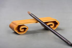 祥云°墨床笔架笔搁 紫光檀&黄杨木&非洲酸枝