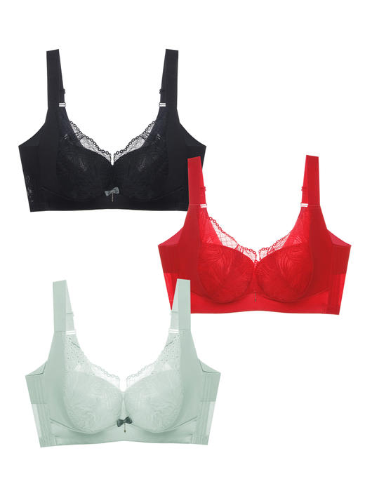 【满2件/99元】【C杯】【有红色】【秀黛】姿态美记忆圈拼棉杯文胸H6113037C【专柜同款】【如遇缺货自动退款，介意勿拍】 商品图5