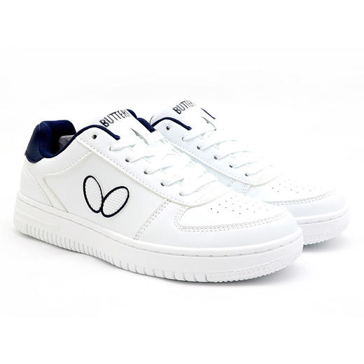 Butterfly蝴蝶乒乓球鞋L11男女同款板鞋专业乒乓球运动鞋室外休闲鞋 白色 商品图1