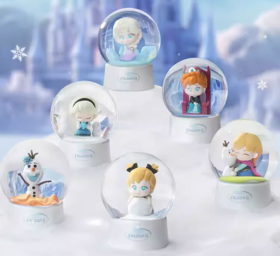 【样品】52TOYS 迪士尼冰雪奇缘系列水晶球 6只/盒 盲盒