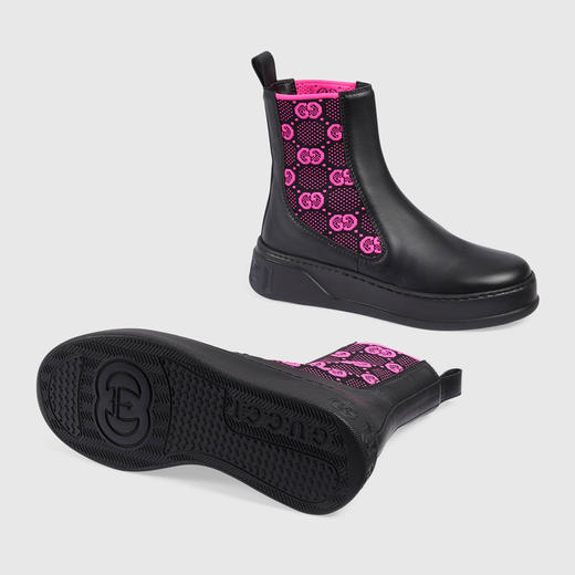 GUCCI 古驰 女士GG针织短靴 混色 718718 AAA8L 1066 商品图3