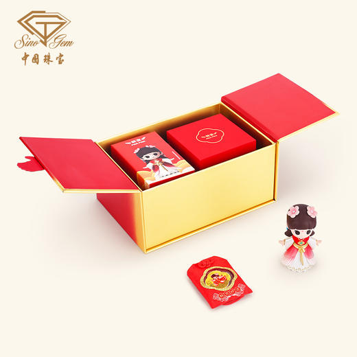 “鹊定好运”黄金御守 挂饰 鹊宝金片挂件手办礼盒装好运锦鲤送礼 商品图6