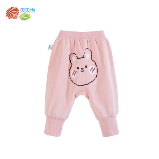 贝贝怡童装春秋新款儿童宽松束脚长裤男女童休闲裤宝宝卡通PP裤233K2547
 商品图5
